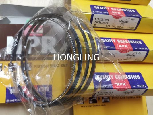 Engine 6m61 Piston Rings ME995562 ME993687 SDM31123 118MM For Mitsubishi
