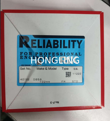 Pressure Phosphated Ring Structure RIK Piston Rings For Daewoo DB58 Piston Ring, RIK And TP And NPR 65 02503-8058