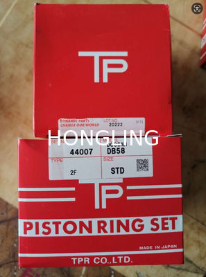 Pressure Phosphated Ring Structure RIK Piston Rings For Daewoo DB58 Piston Ring, RIK And TP And NPR 65 02503-8058