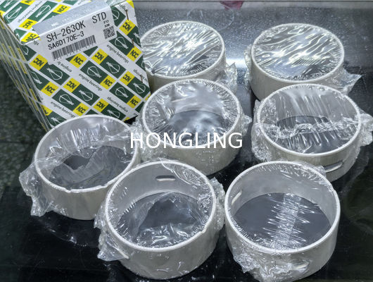 Nickel Plated Steel Piston Rings for Pressure Resistance Komatsu 6D170 cam bearing shell 6240-31-6121 SH-2630K