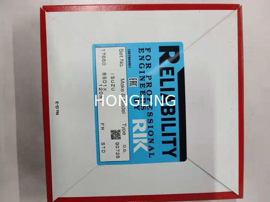 Isuzu 6sd1-3 120mm Engine Piston Rings Rik 17660 17668 Npr Sji10179zz