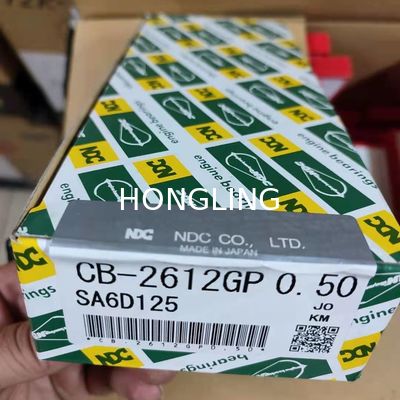 S6d 6d125 Sa6d125 Diesel Engine Connecting Rod Bearing 6151-31-3040 Con Rod