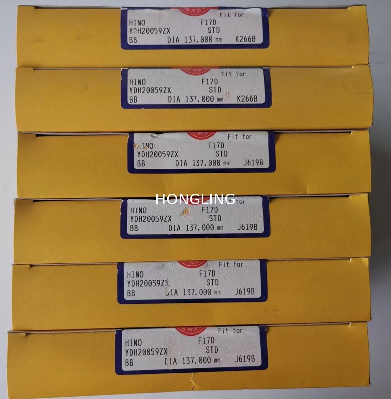 EF750 F17D NPR Piston Ring 137mm For HINO Engine Parts 13011-2710A 13011-2780 13011-2990 13011-2991